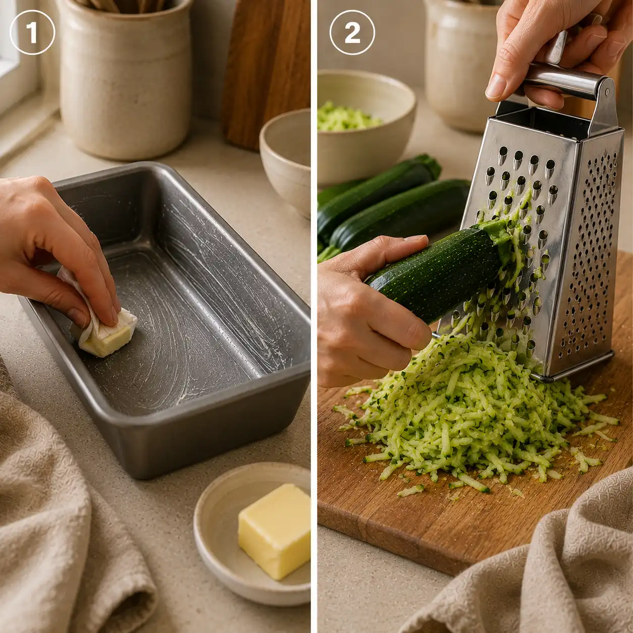 Lemon Zucchini Bread Recipe preparation
