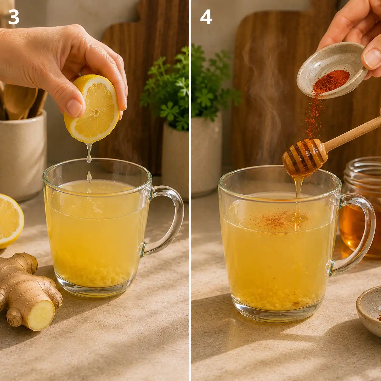 lymphatic drainage drink recipe at home recipe preparation step 2