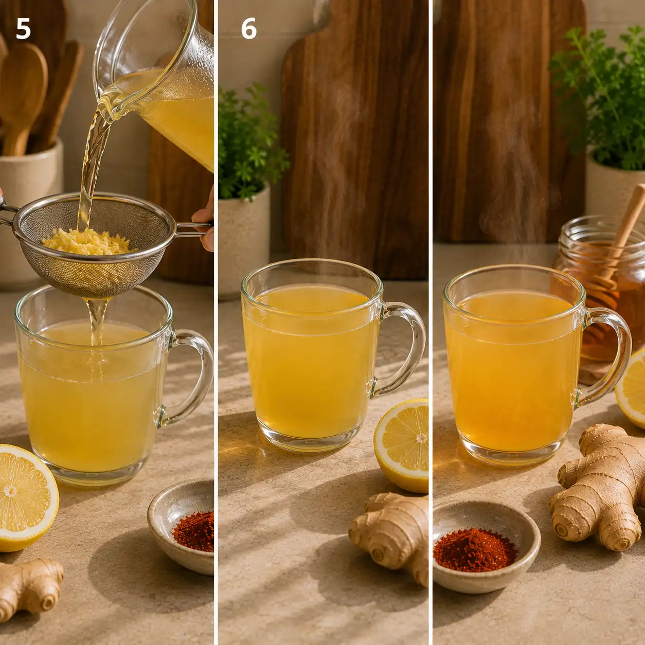 lymphatic drainage drink recipe at home recipe preparation step 3