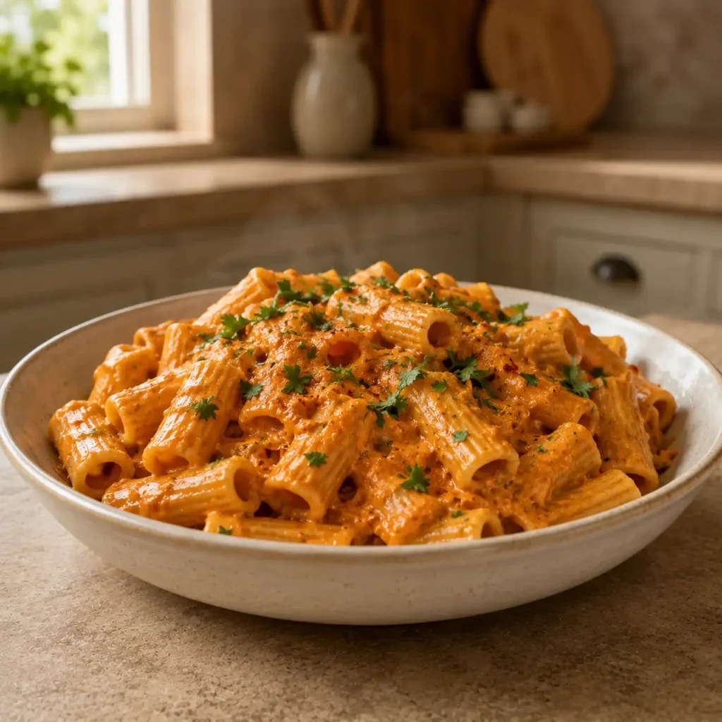 Zena Kamgaing harissa pasta recipe recipe featured image