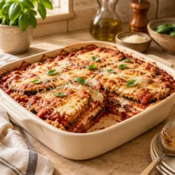 baked eggplant parmesan recipe recipe featured image