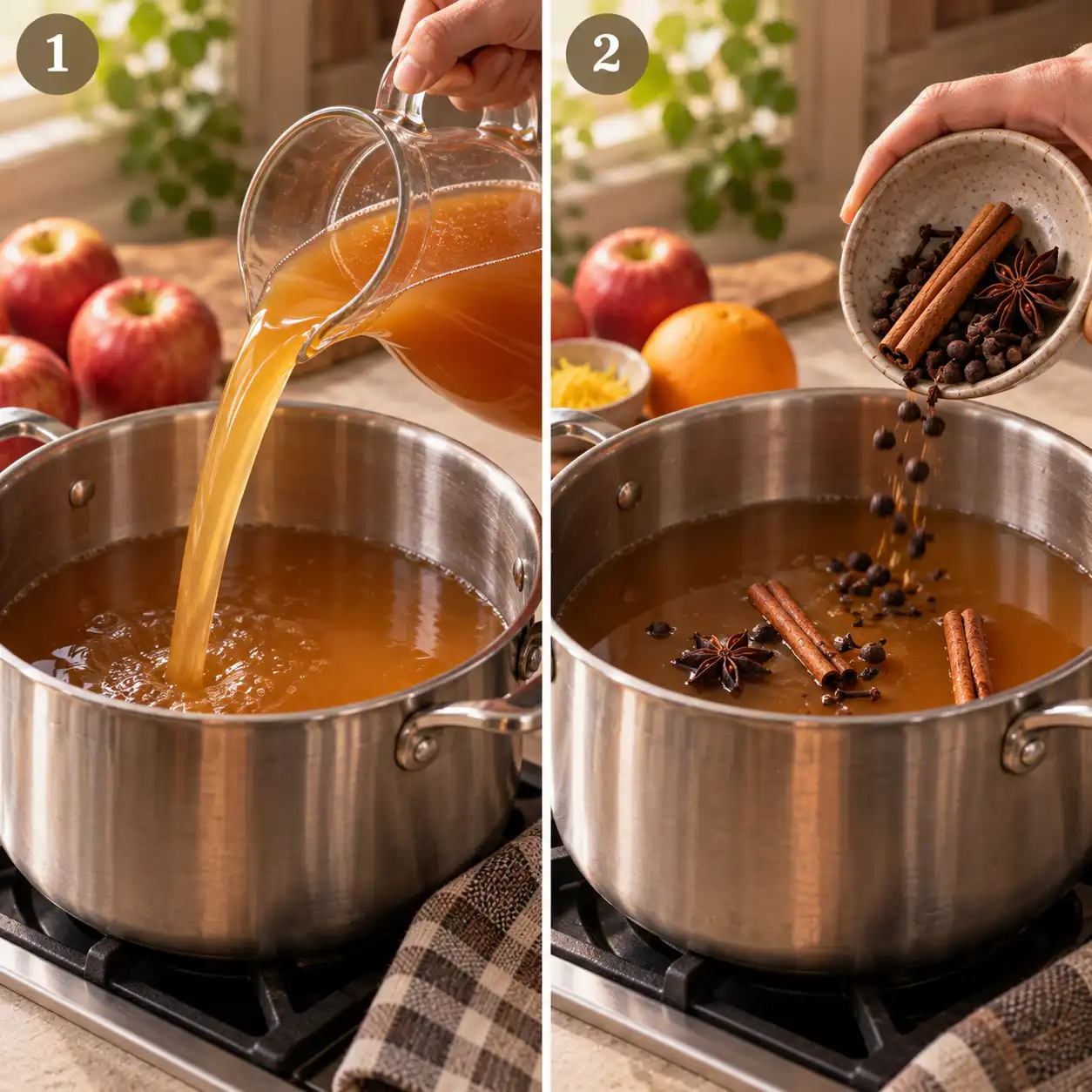 apple cider recipes recipe preparation step 1