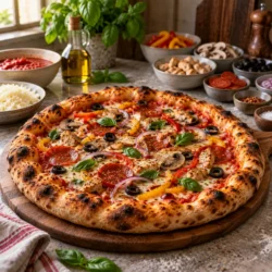 pizza recipes toppings recipe featured image