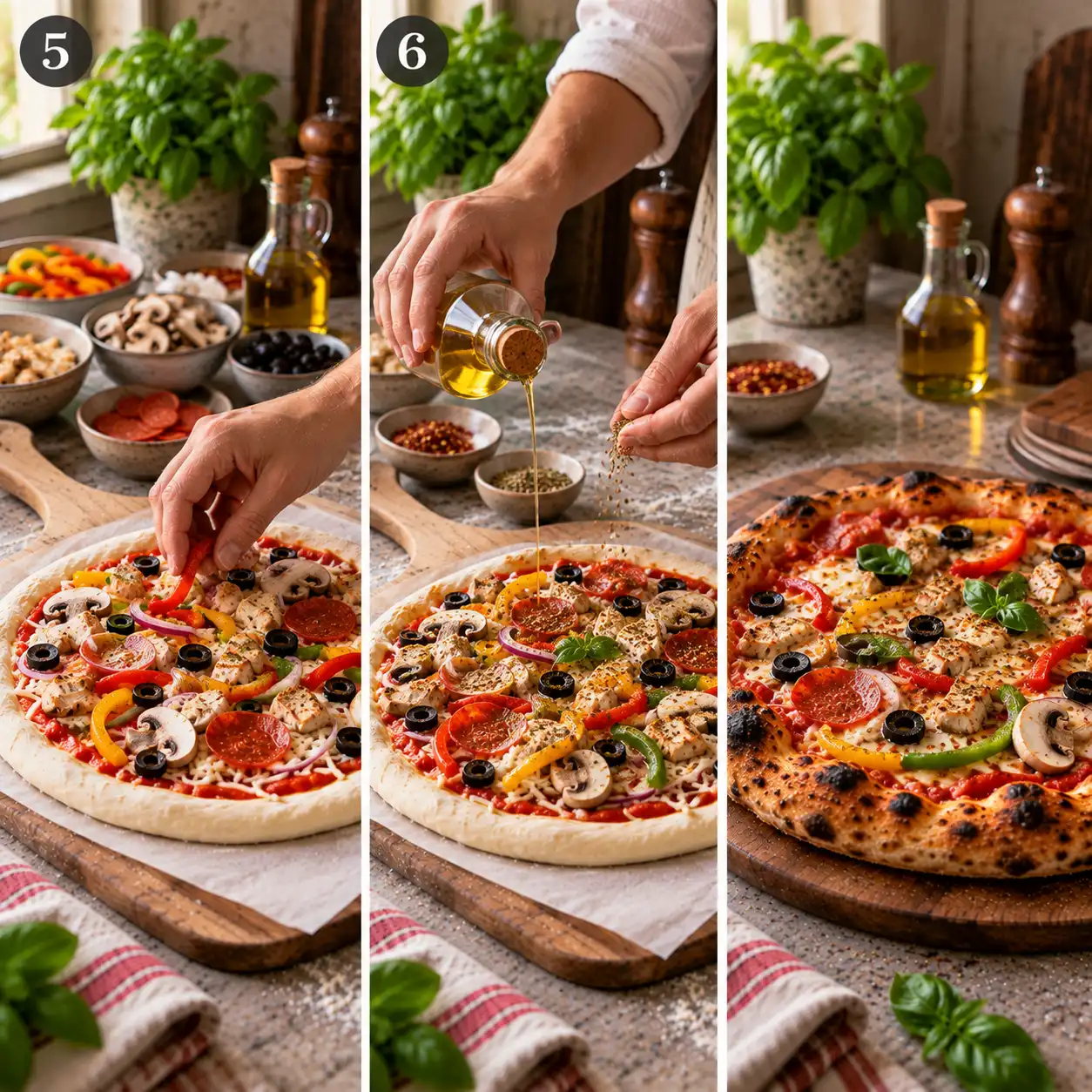 pizza recipes toppings final dish