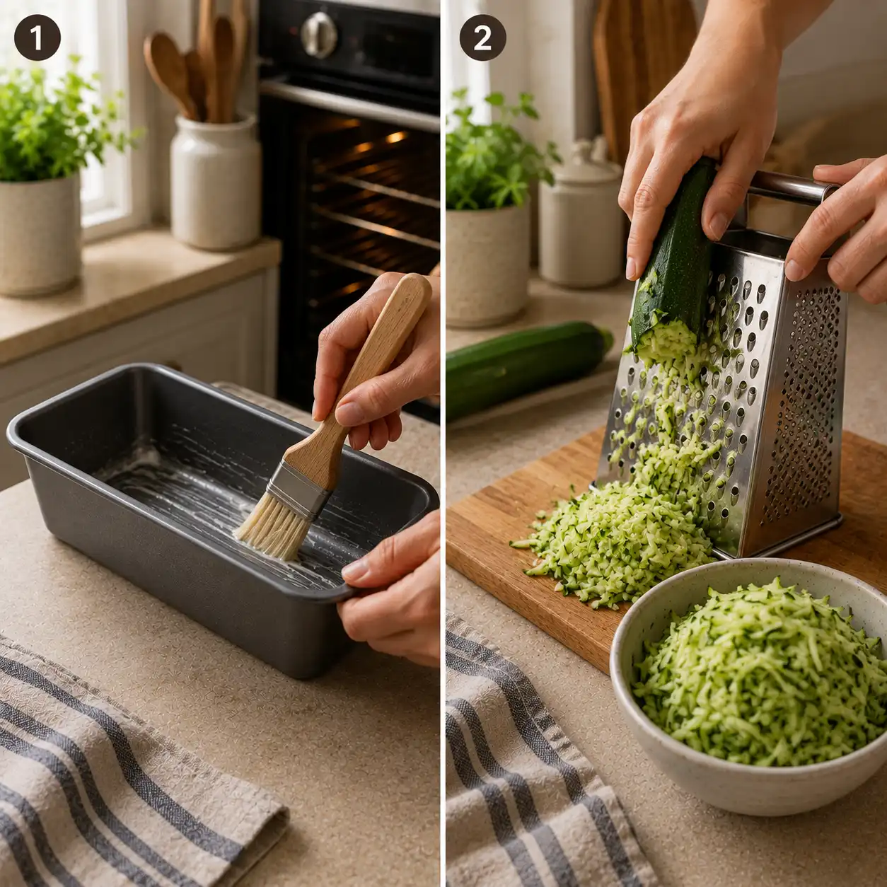 chocolate zucchini bread recipe preparation