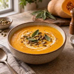 butternut squash soup recipe featured image