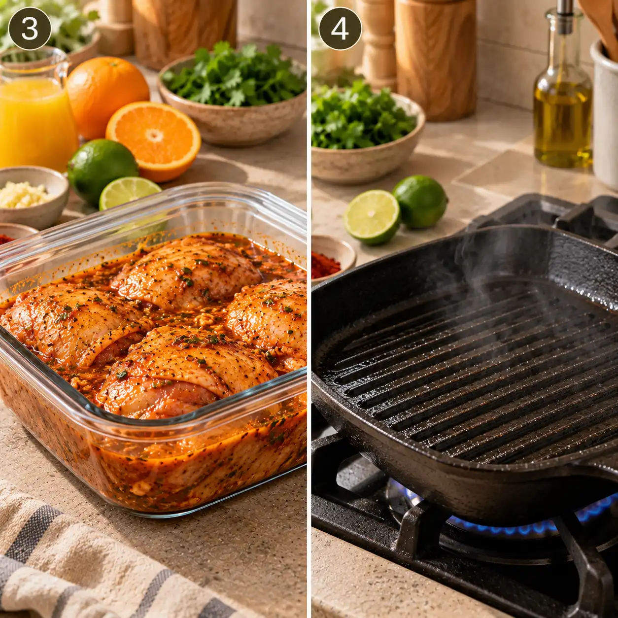 what is pollo asado final dish