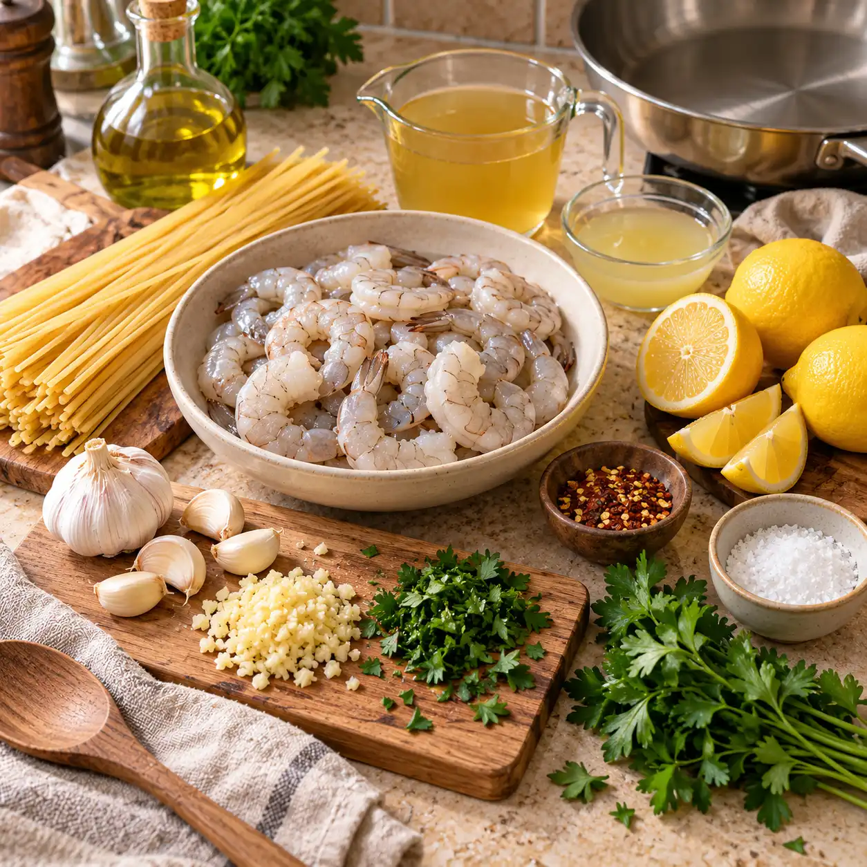 shrimp scampi recipe ingredients